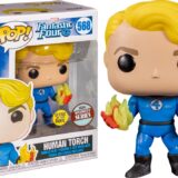 Funko POP! Fantastic Four-Human Torch-Glows in the Dark #568