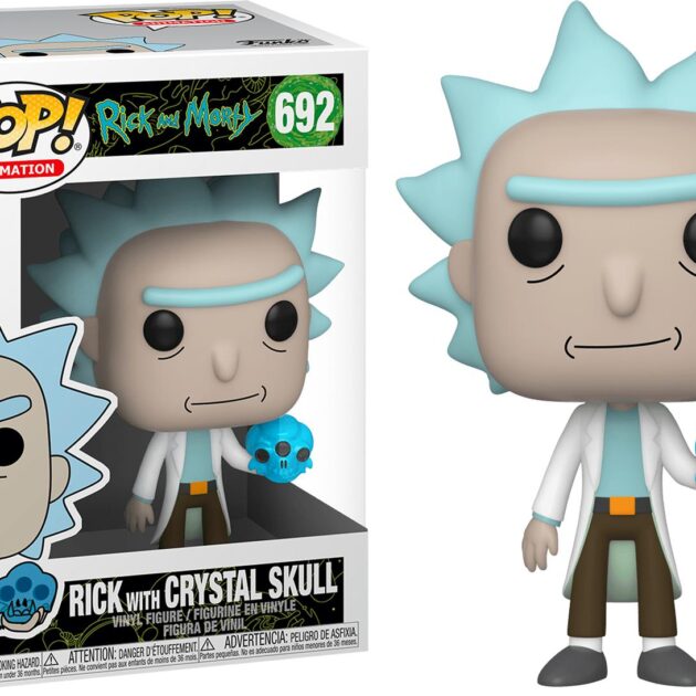 Funko POP! RICK AND MORTY RICK WITH CRYSTAL SKULL #692