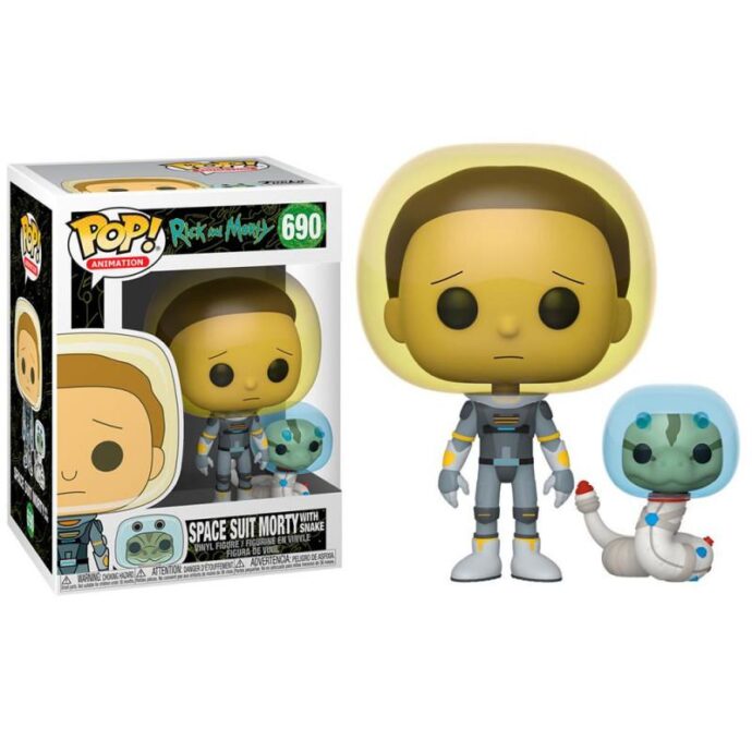 Funko POP! RICK AND MORTY SPACE SUIT MORTY WITH SNAKE #690