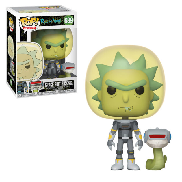 Funko POP! RICK AND MORTY SPACE SUIT RICK WITH SNAKE #689