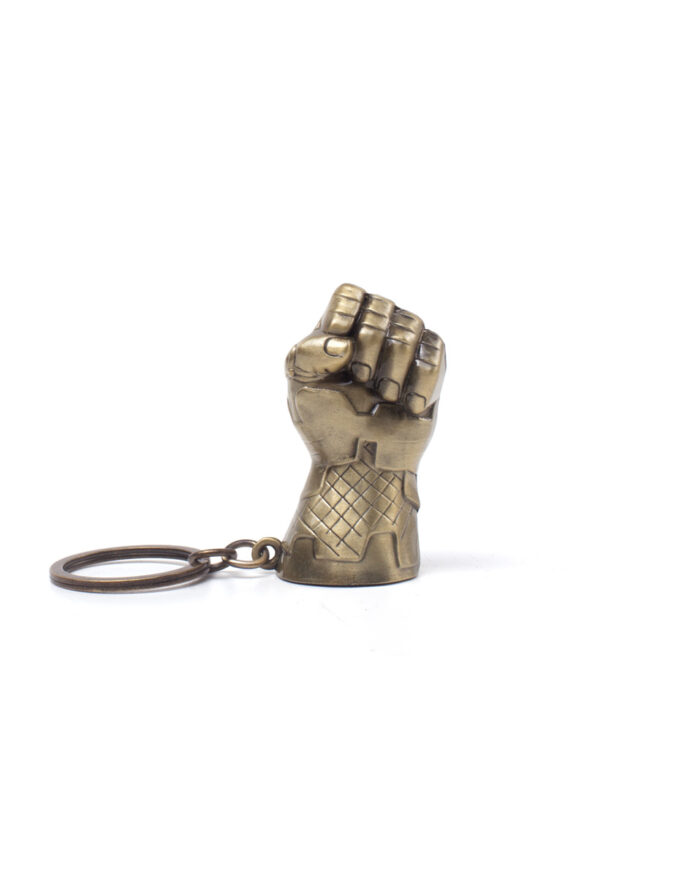 AVENGERS INFINITY WAR THANOS FIST 3D METAL KEYCHAIN