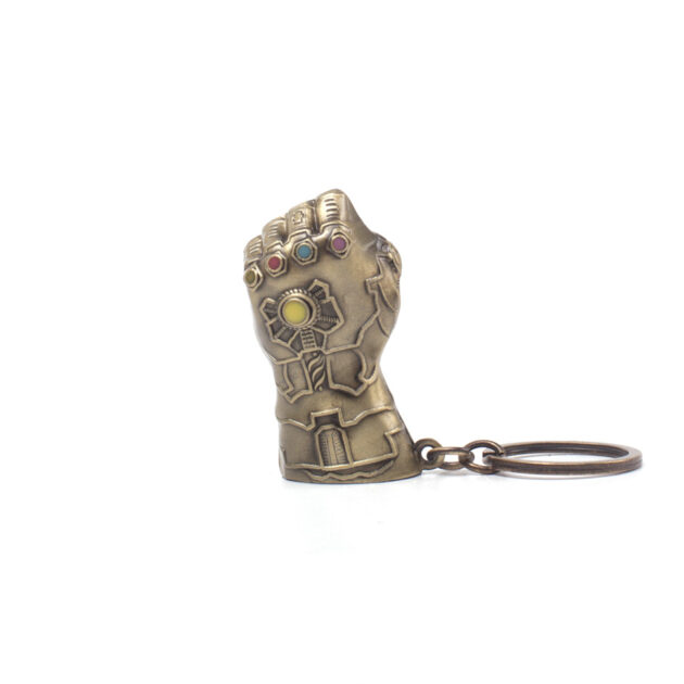 AVENGERS INFINITY WAR THANOS FIST 3D METAL KEYCHAIN