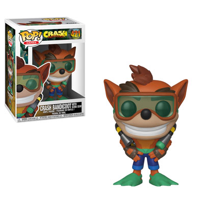 Funko Pop!Crash Bandicoot with Scuba Gear #421