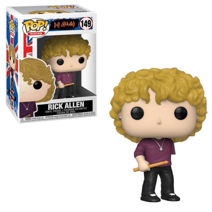 Funko Pop DefLeppard Rick Allen #149