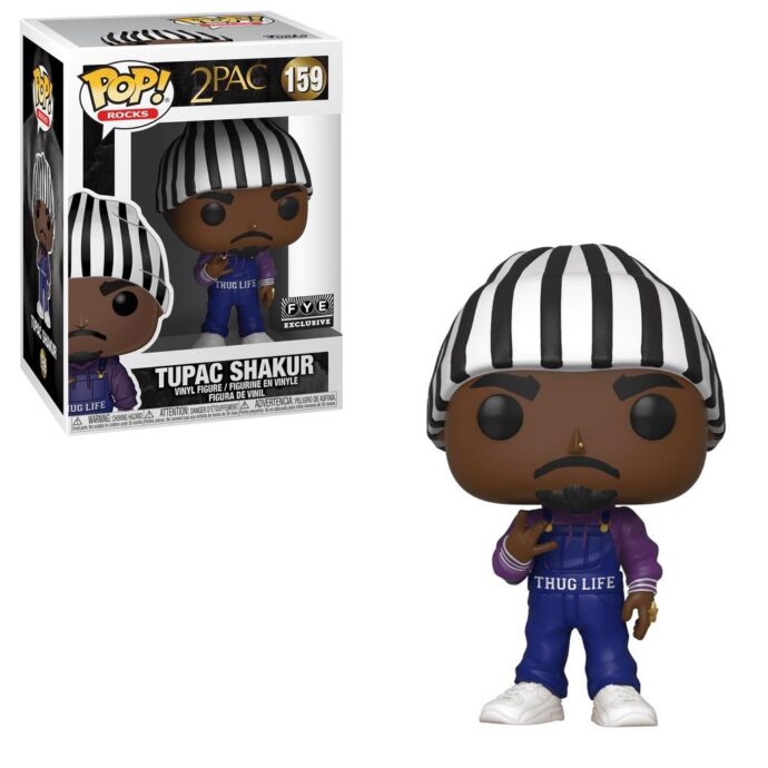 Tupac Shakur Συλλεκτική φιγούρα  από την Funko Category: Music Product type: Pop! See more: 2Pac Exclusivity : Special Edition It comes with the Silver Stic