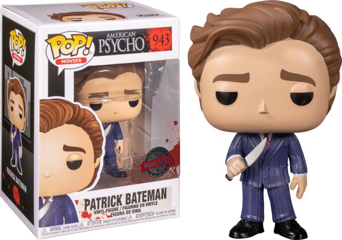 Patrick Bateman Συλλεκτική φιγούρα  από την Funko Category: Movies Product type: Pop! See more: American Psycho Exclusivity : Special Edition It comes with the Silver Sticker
