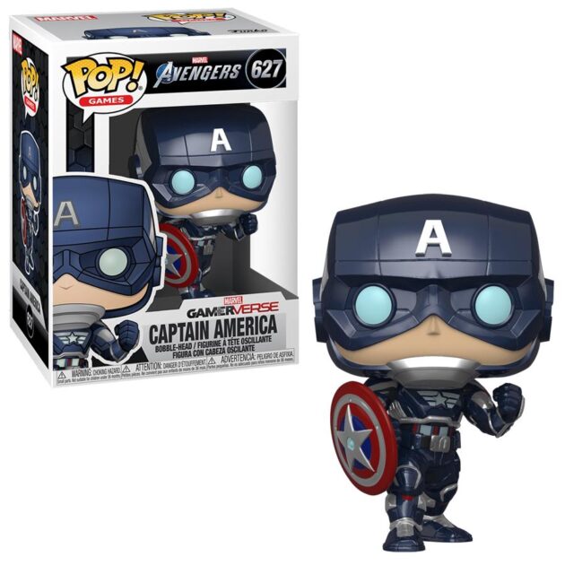 Funko POP! Marvel Avengers Gameverse - Captain America ﻿(Stark Tech Suit) #627 Figure