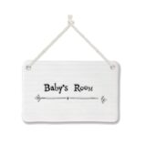 πορσελάνινη πινακίδα baby's room