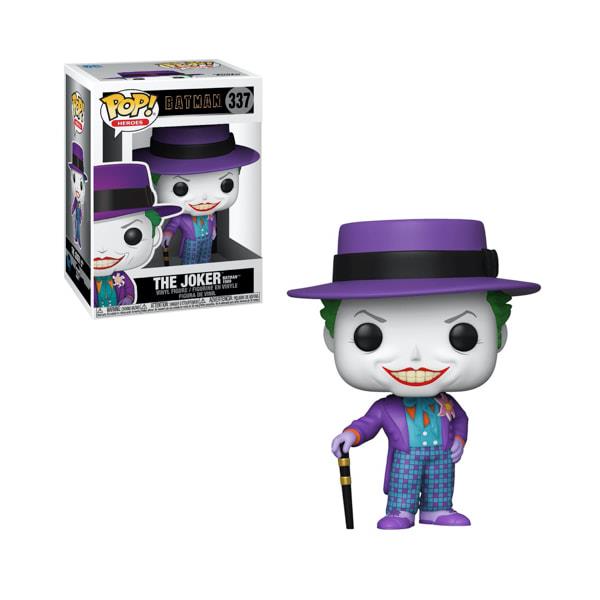 Funko POP! DC Heroes: Batman 1989 - Joker w/Hat #337 Figure