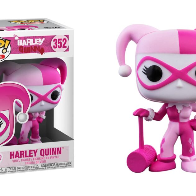 Funko POP! DC Heroes: Breast Cancer Awareness - Harley Quinn #352 Figure