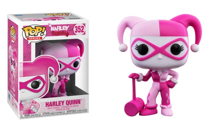 Funko POP! DC Heroes: Breast Cancer Awareness - Harley Quinn #352 Figure