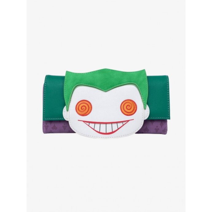 loungefly dc comics joker eyes wallet