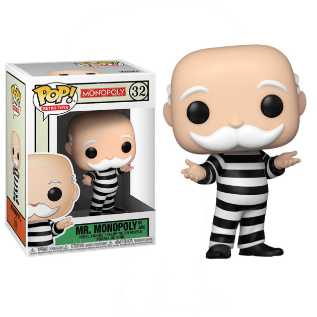 Funko POP! Retro Toys: Monopoly - Mr. Monopoly In Jail #32 Figure