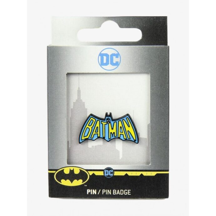 DC Comics Batman Comic Logo Metal Pin