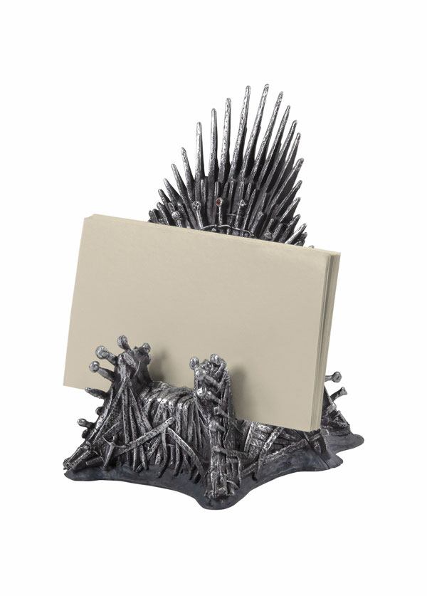 game of thrones iron throne business card