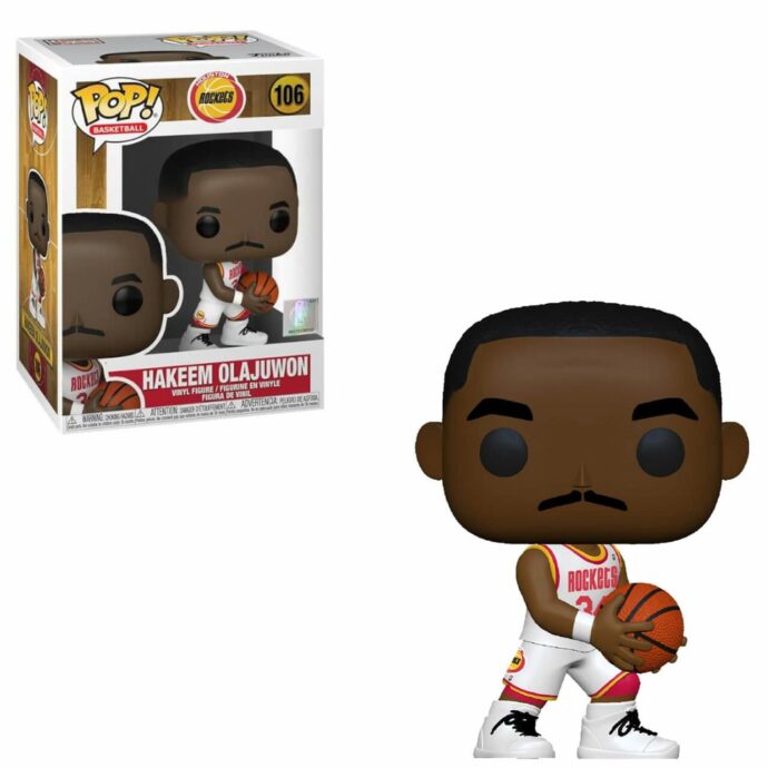 Funko POP! NBA: Legends - Hakeem Olajuwon (Rockets Home) #106 Figure