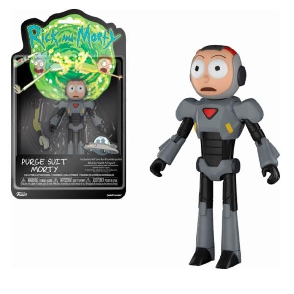 Figures Rick and Morty TV-Series - Morty (Purge Suit) Poseable Figure 10cm